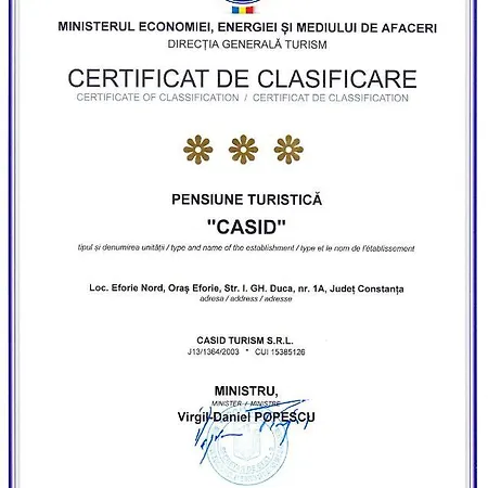 Pensiunea Casid 3* 데포리노드